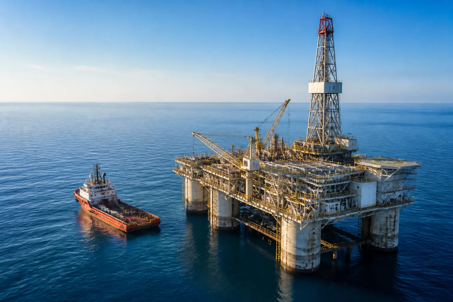 Морська нафтова платформа ADNOC у Перській затоці