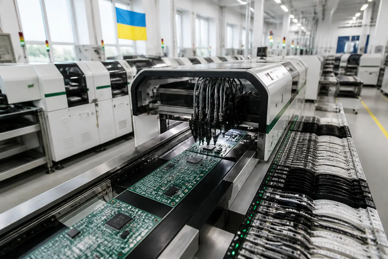 Умовна лінія монтажу електронних плат