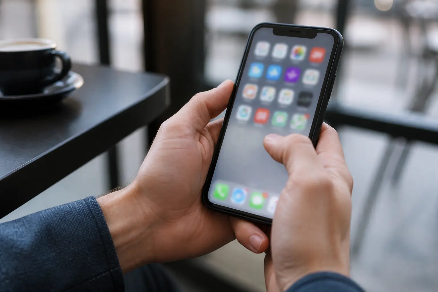 Смартфон с приложениями — основа платформы App Store