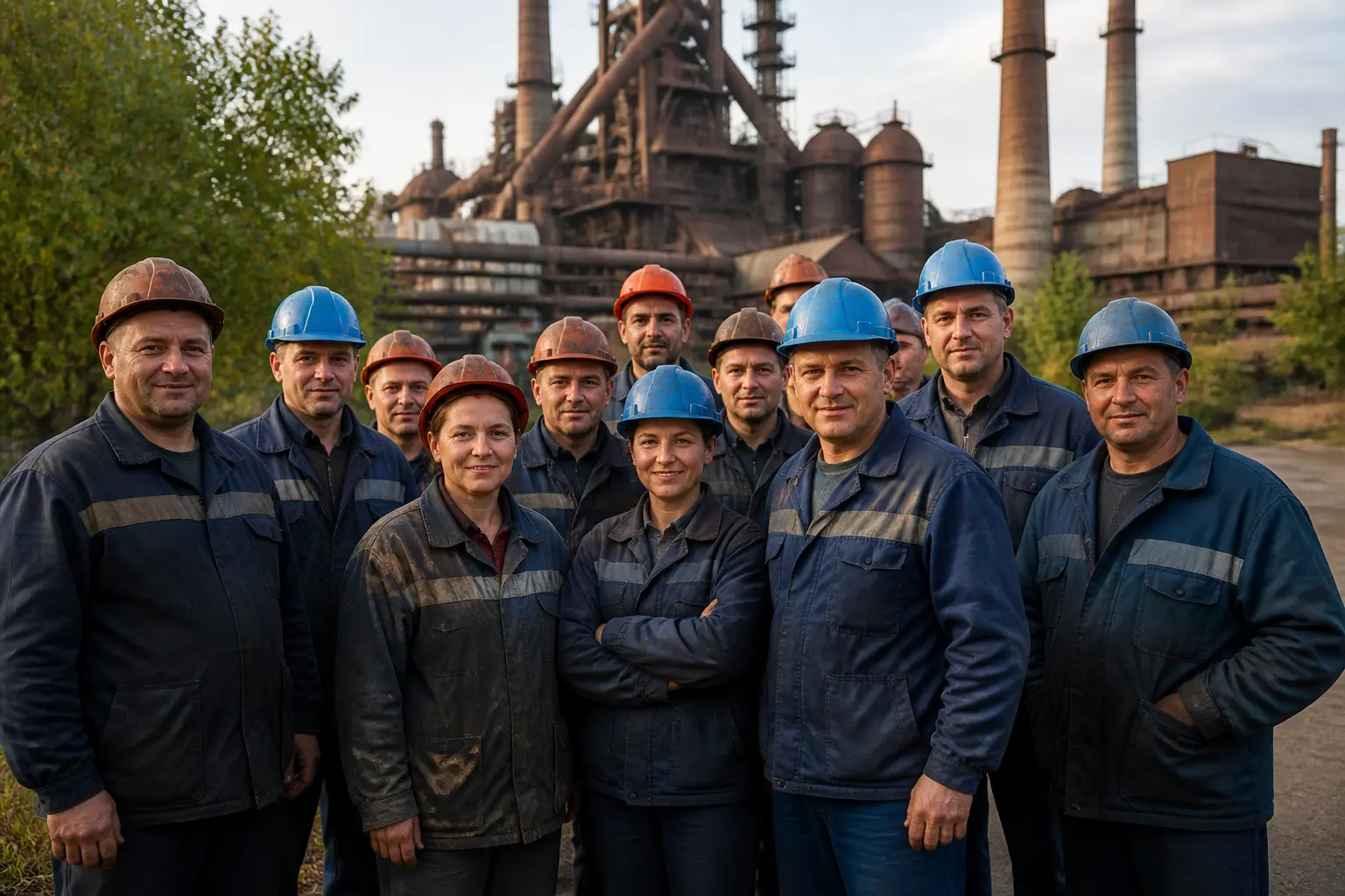 Працівники металургійного комбінату ArcelorMittal Кривий Ріг