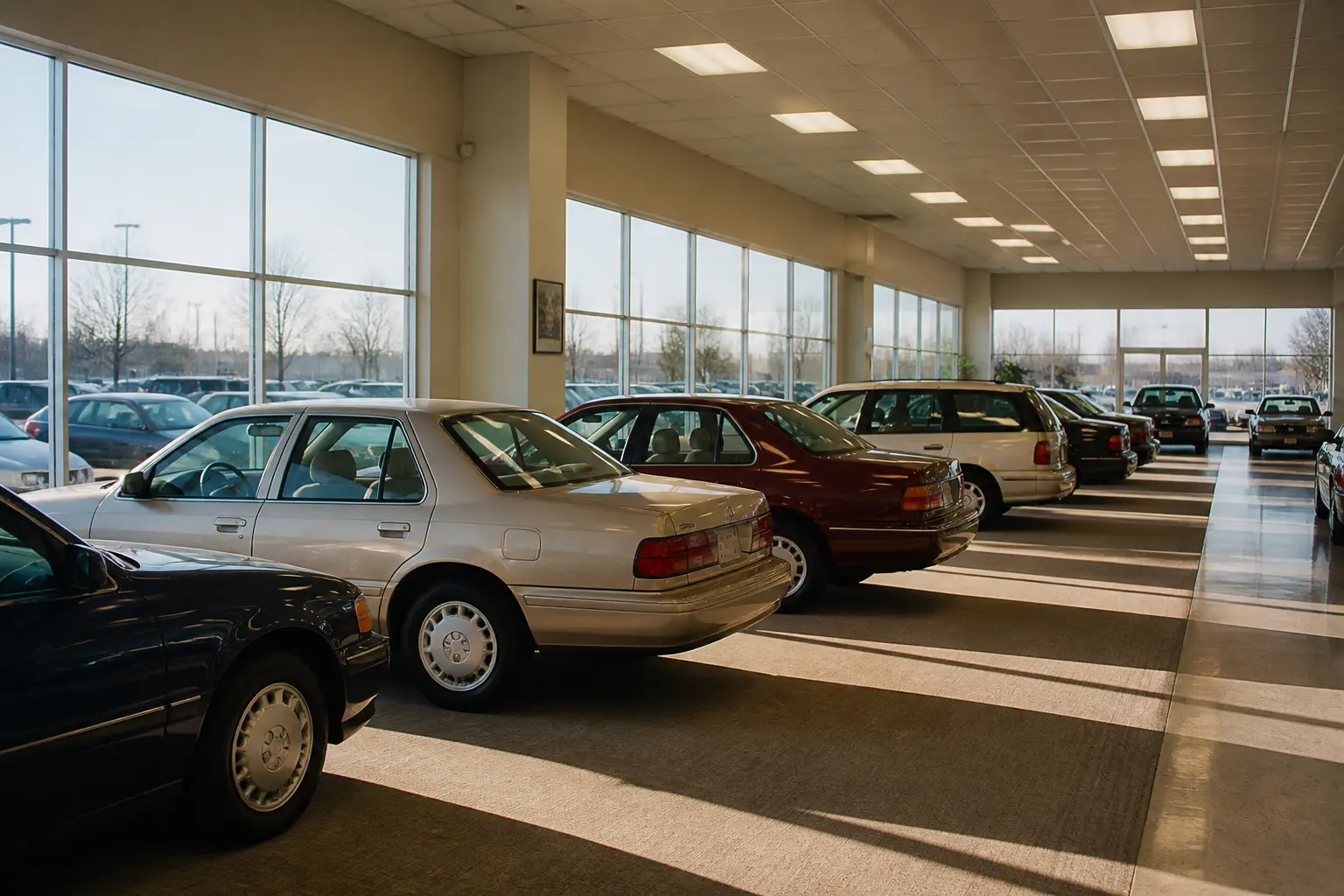 Автосалон початку 1990-х років, з якого починалася історія CarMax