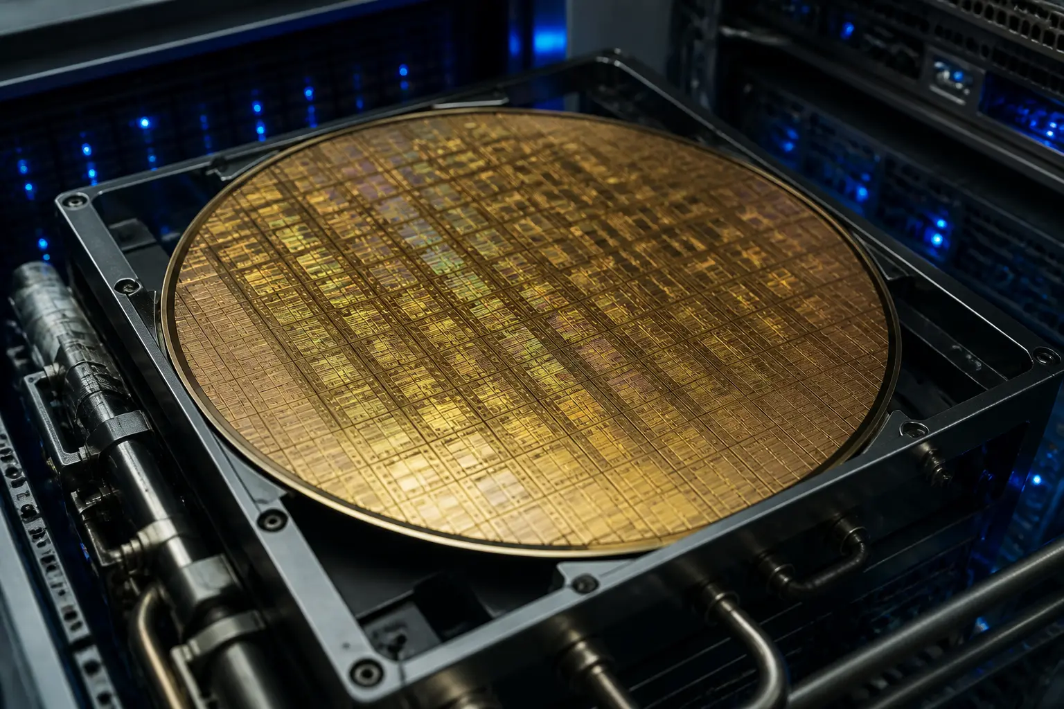 Кремнієва пластина wafer-scale як єдиний великий AI-процесор у серверній системі