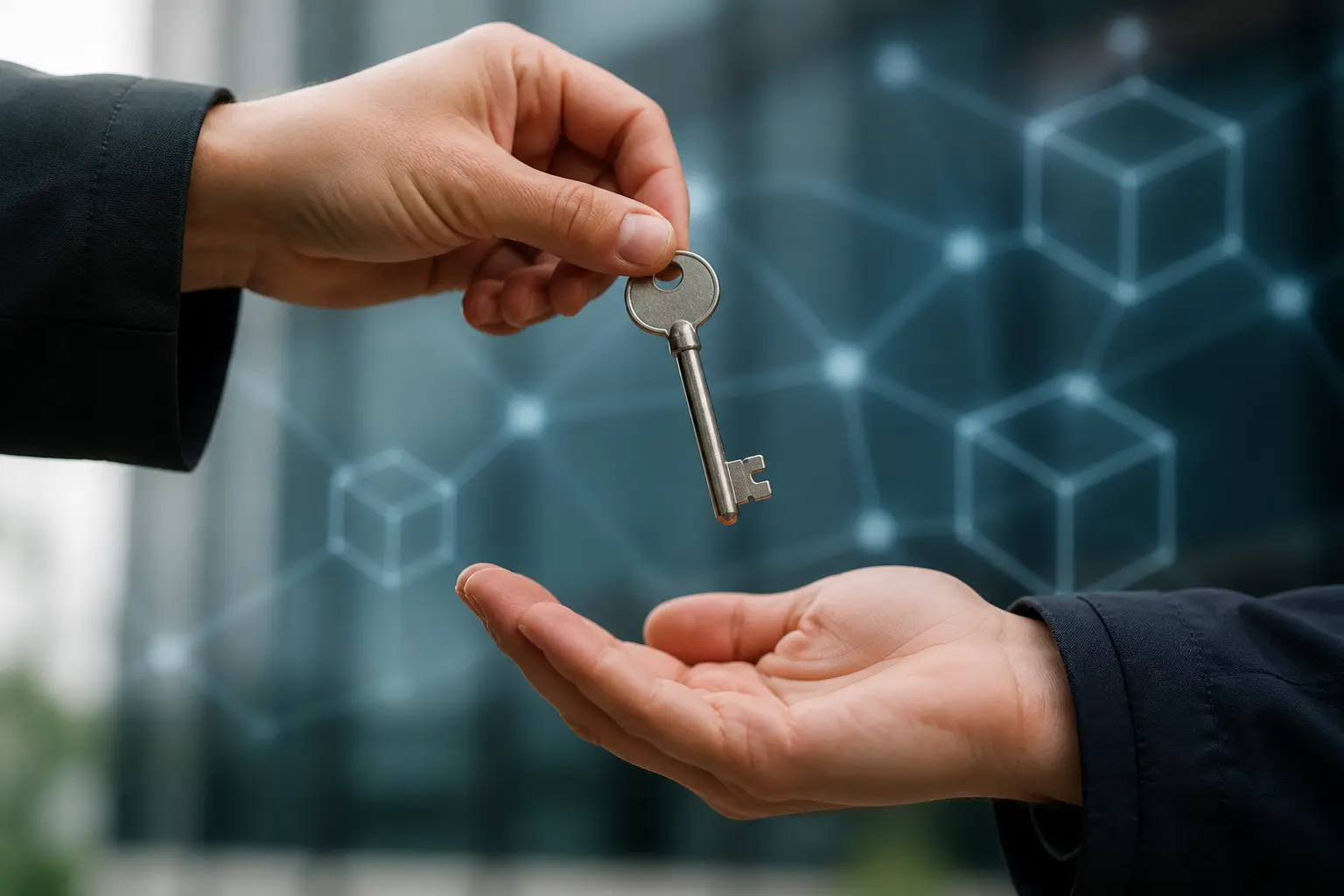 Обмін ключем як метафора передачі контролю над цифровими активами