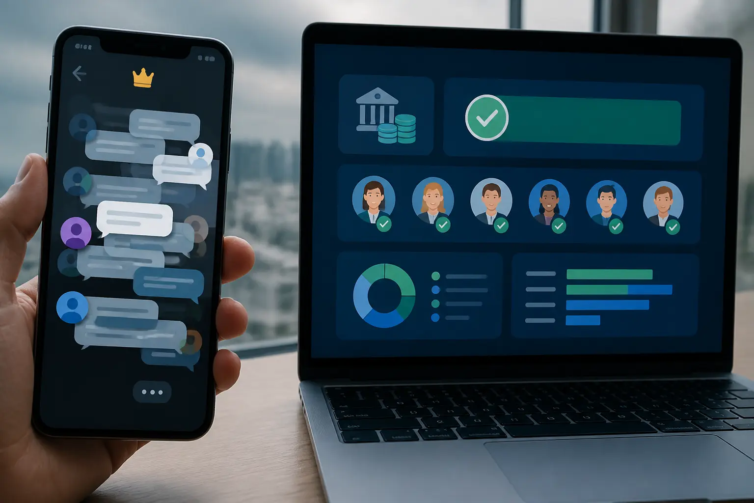 Порівняння хаотичного чату та структурованого інтерфейсу голосування DAO