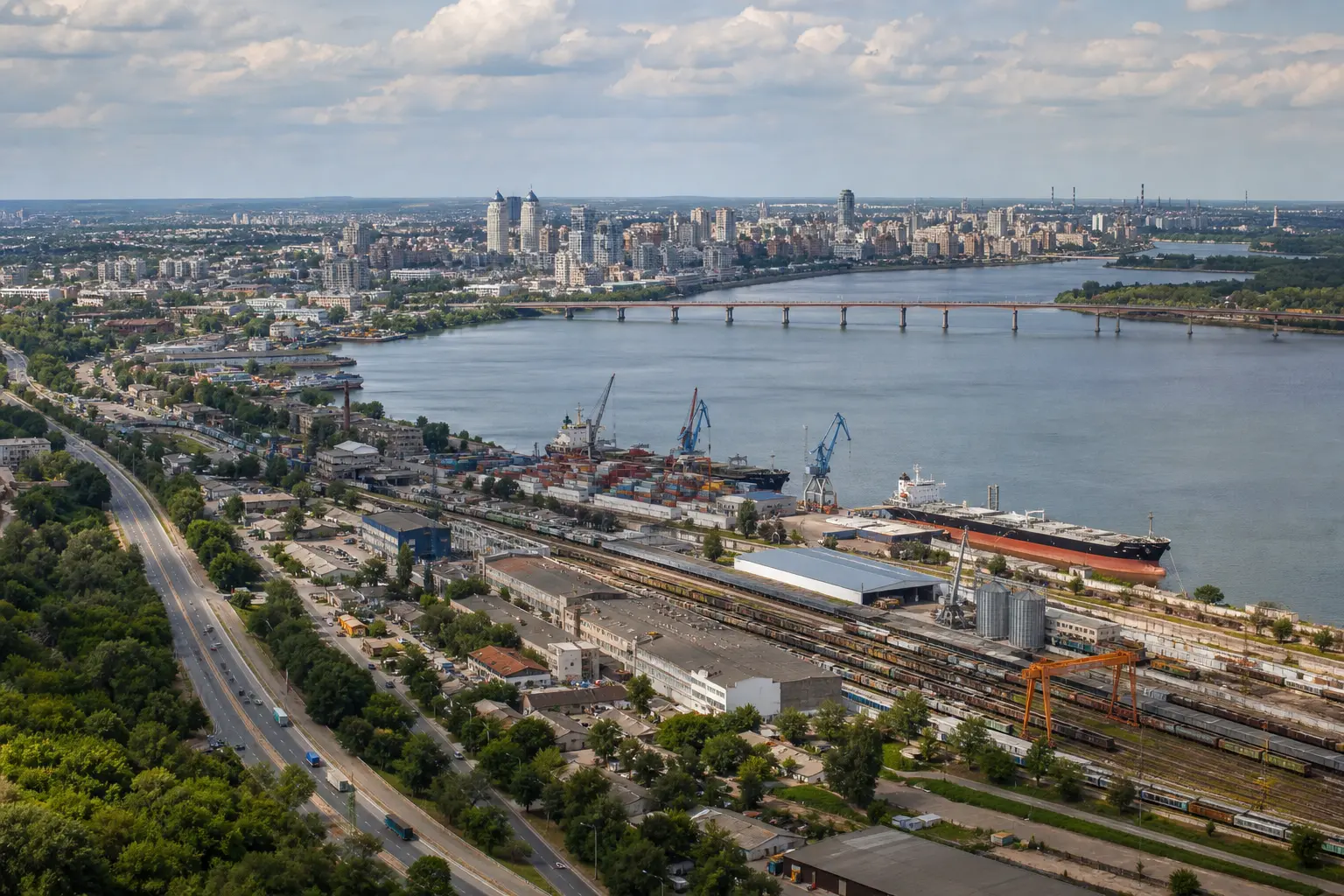 Дніпро: економіка міста, галузі, транспорт і роль в країні