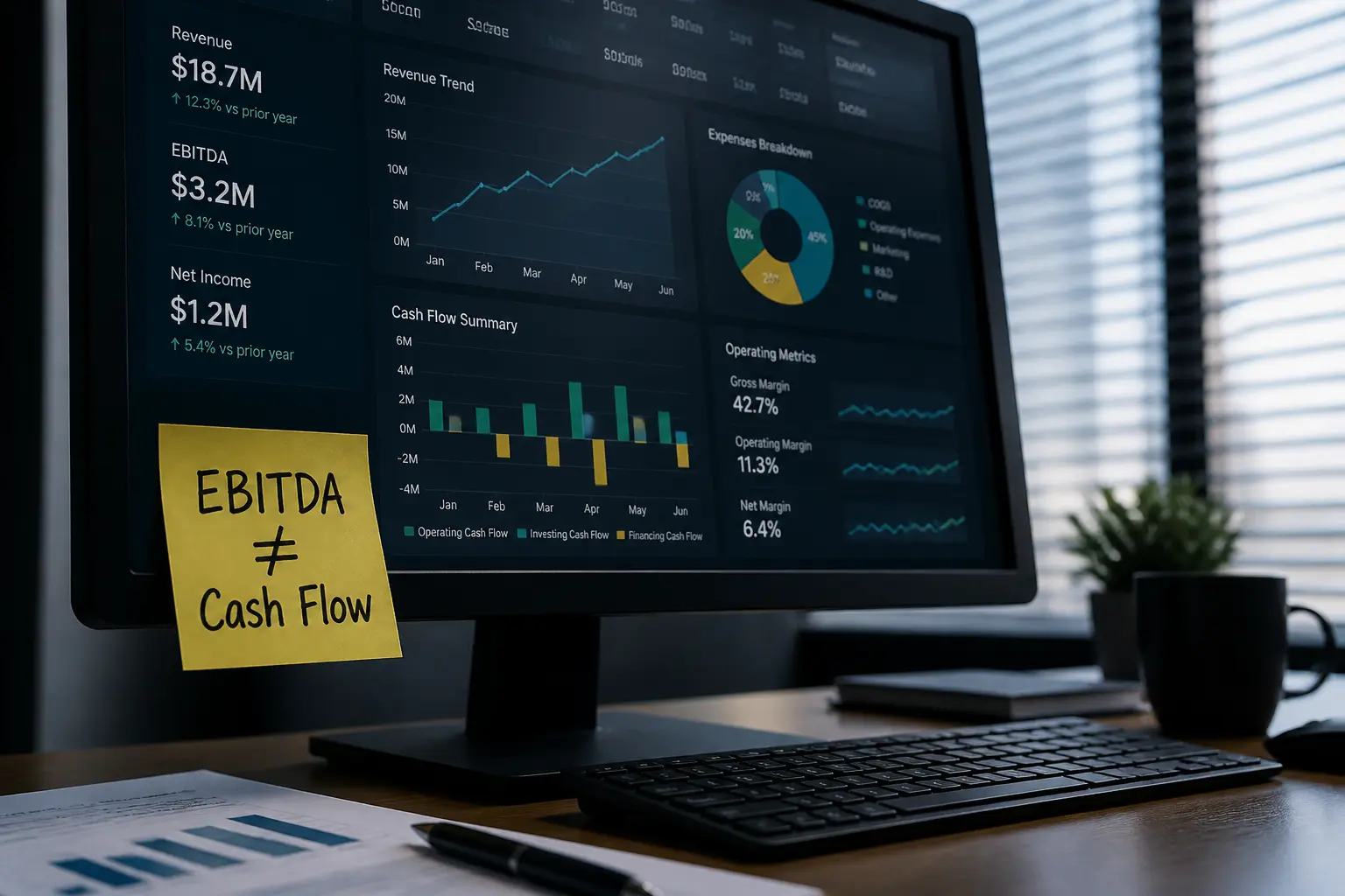 Застереження: EBITDA не дорівнює грошовому потоку