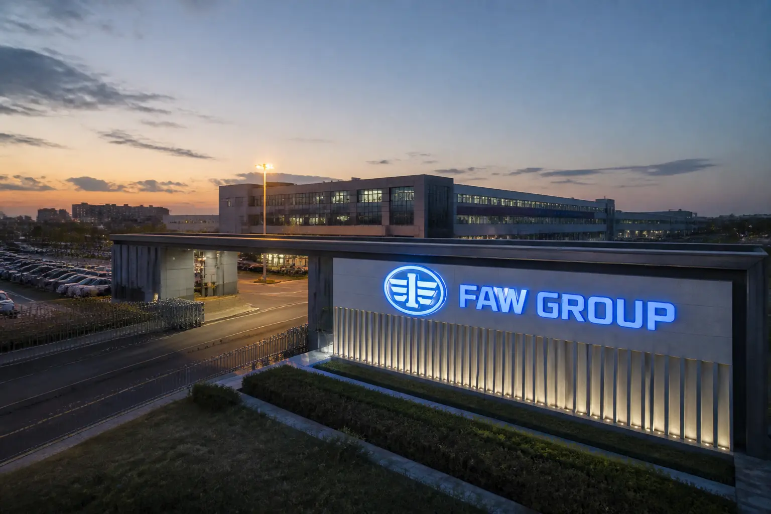 Современный завод FAW Group в Чанчуне, Китай