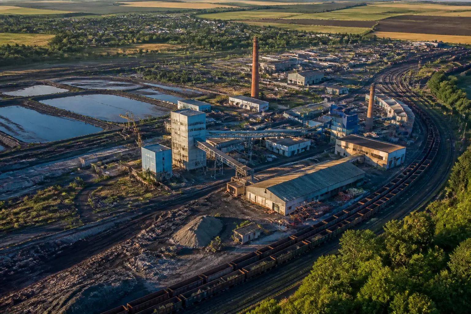 Гірничо-збагачувальний комбінат із повітря на Полтавщині