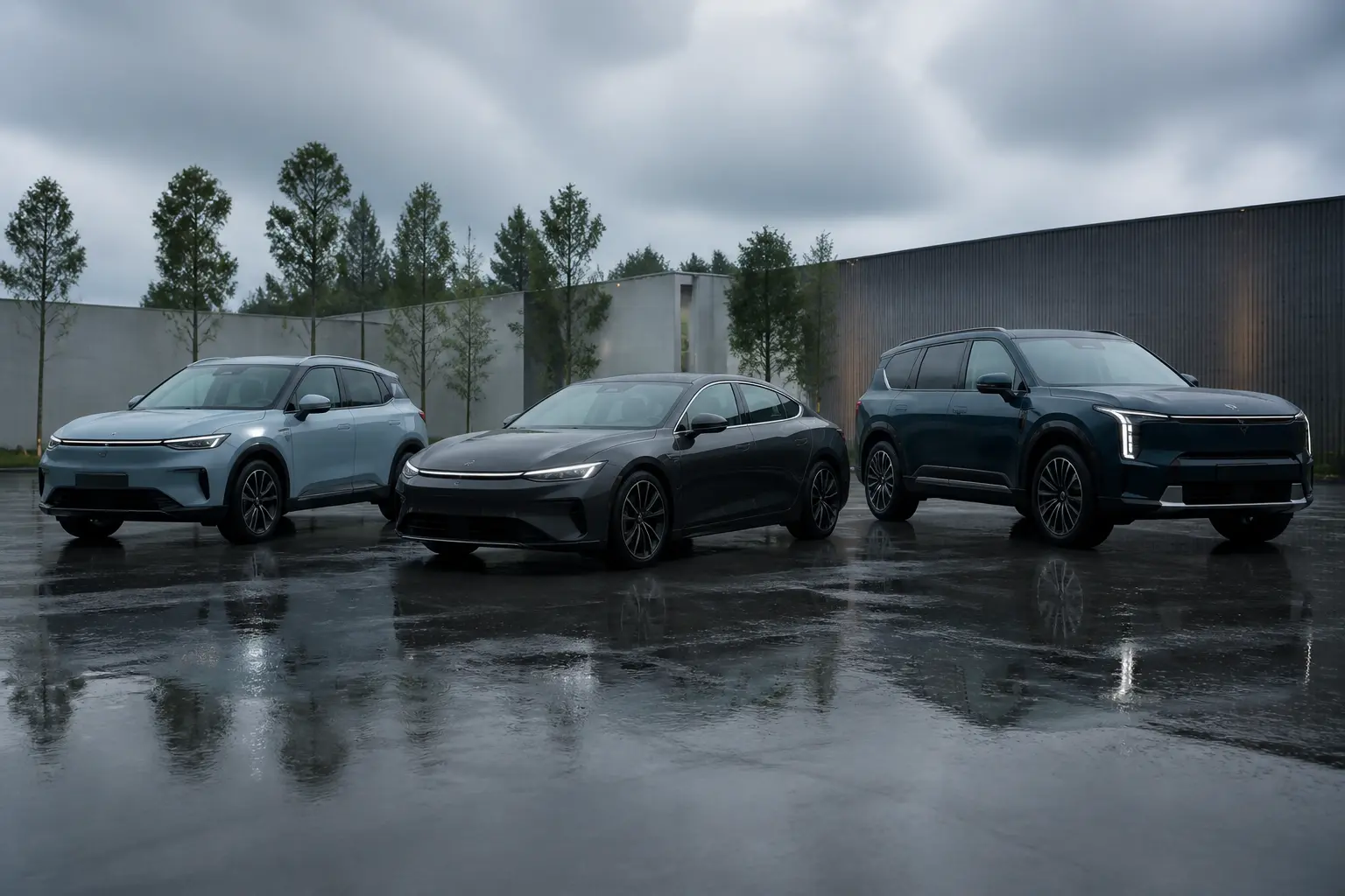 Концептуальная редакционная иллюстрация автомобильных брендов GAC: gac group gac aion hyptec 3