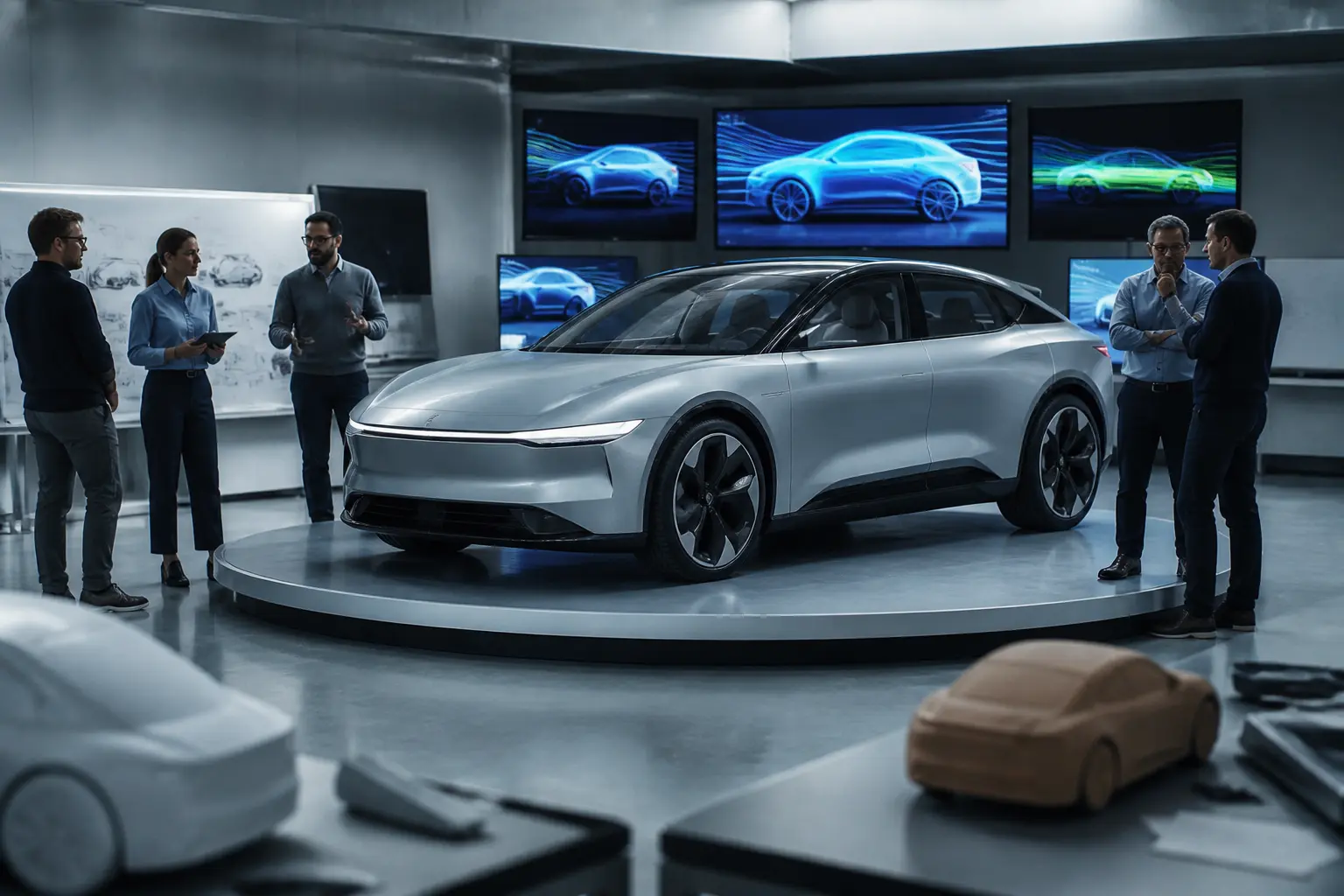 Прототип електромобіля GM у дизайн-студії