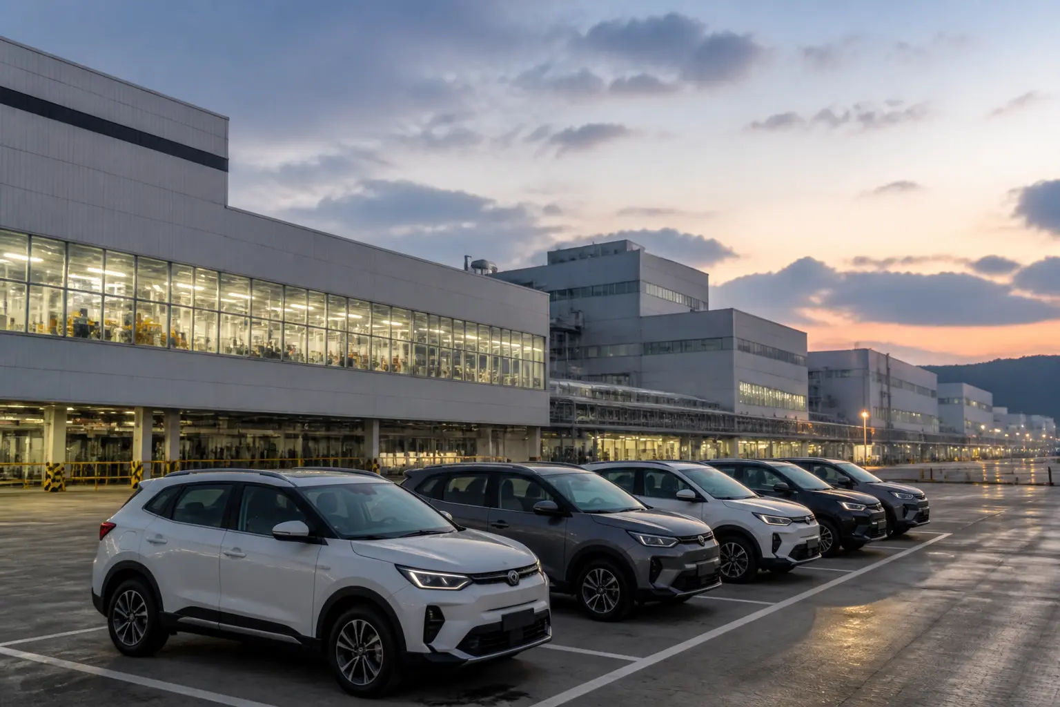 Автомобільний завод GM Korea в Південній Кореї з новими кросоверами на території