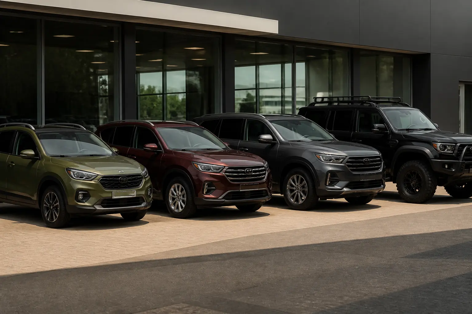 Линейка моделей Haval от компактного кроссовера до большого внедорожника