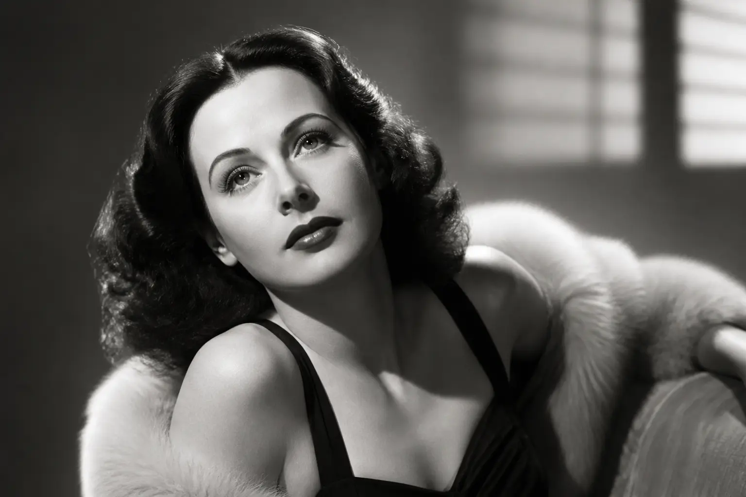 Портрет Hedy Lamarr у стилі голлівудської класики 1940-х років