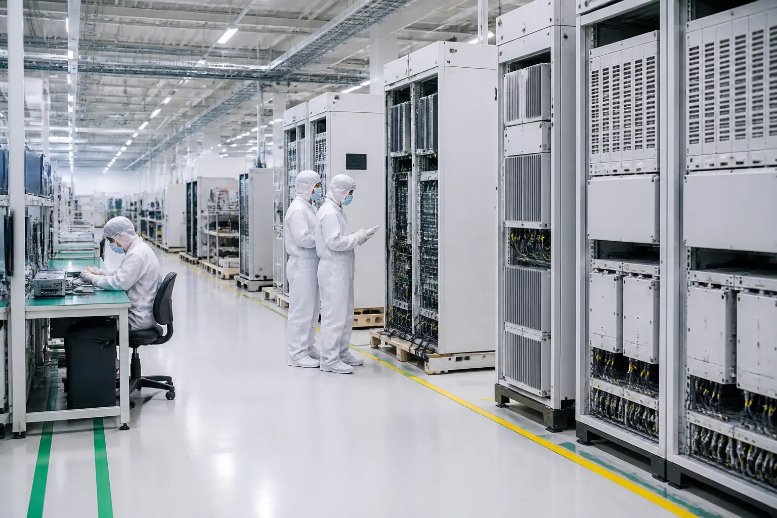 Производство телекоммуникационного оборудования Huawei