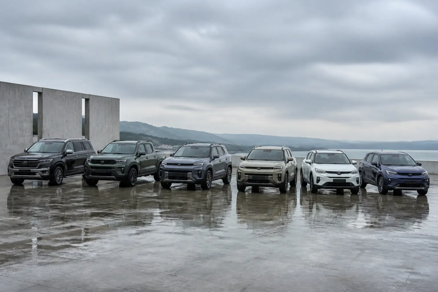 Линейка актуальных моделей KG Mobility