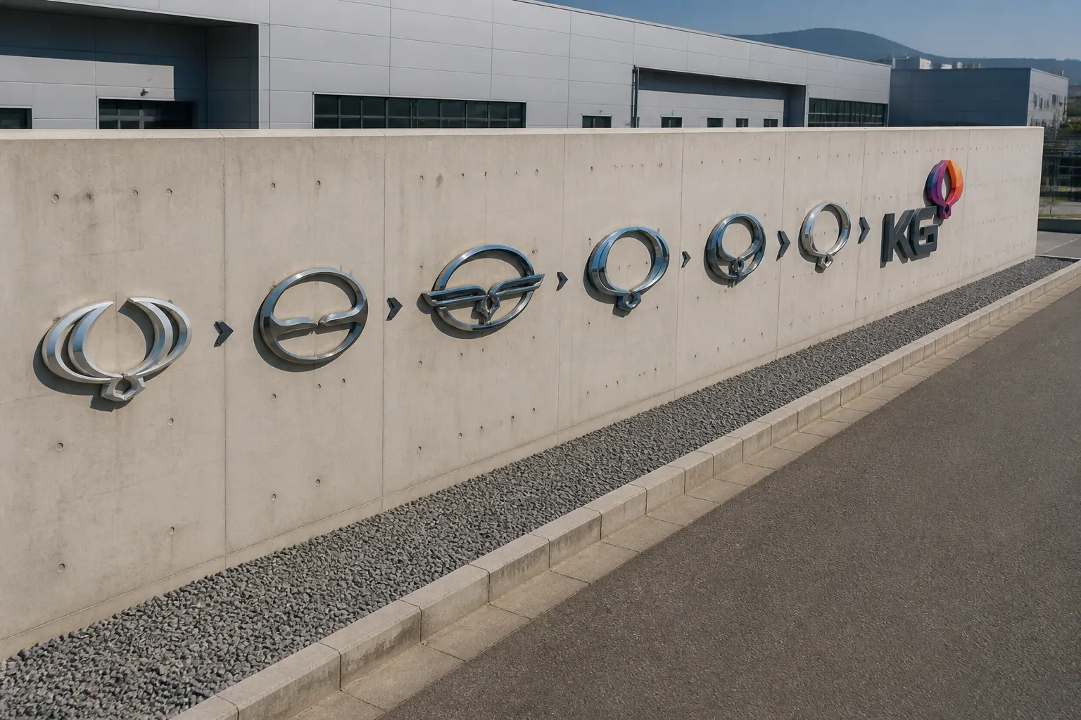 Хронология смены логотипов SsangYong и KG Mobility
