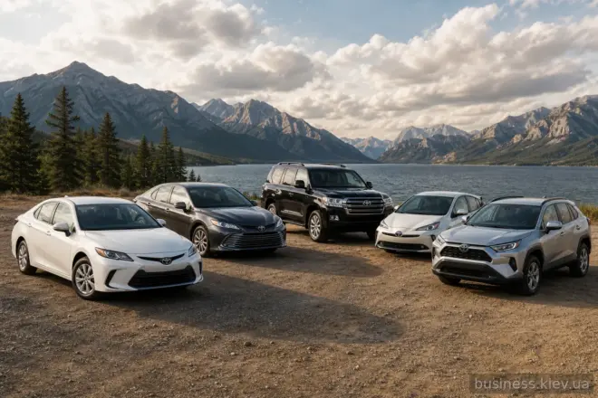 Культові моделі Toyota: Corolla, Camry, Land Cruiser, Prius і RAV4
