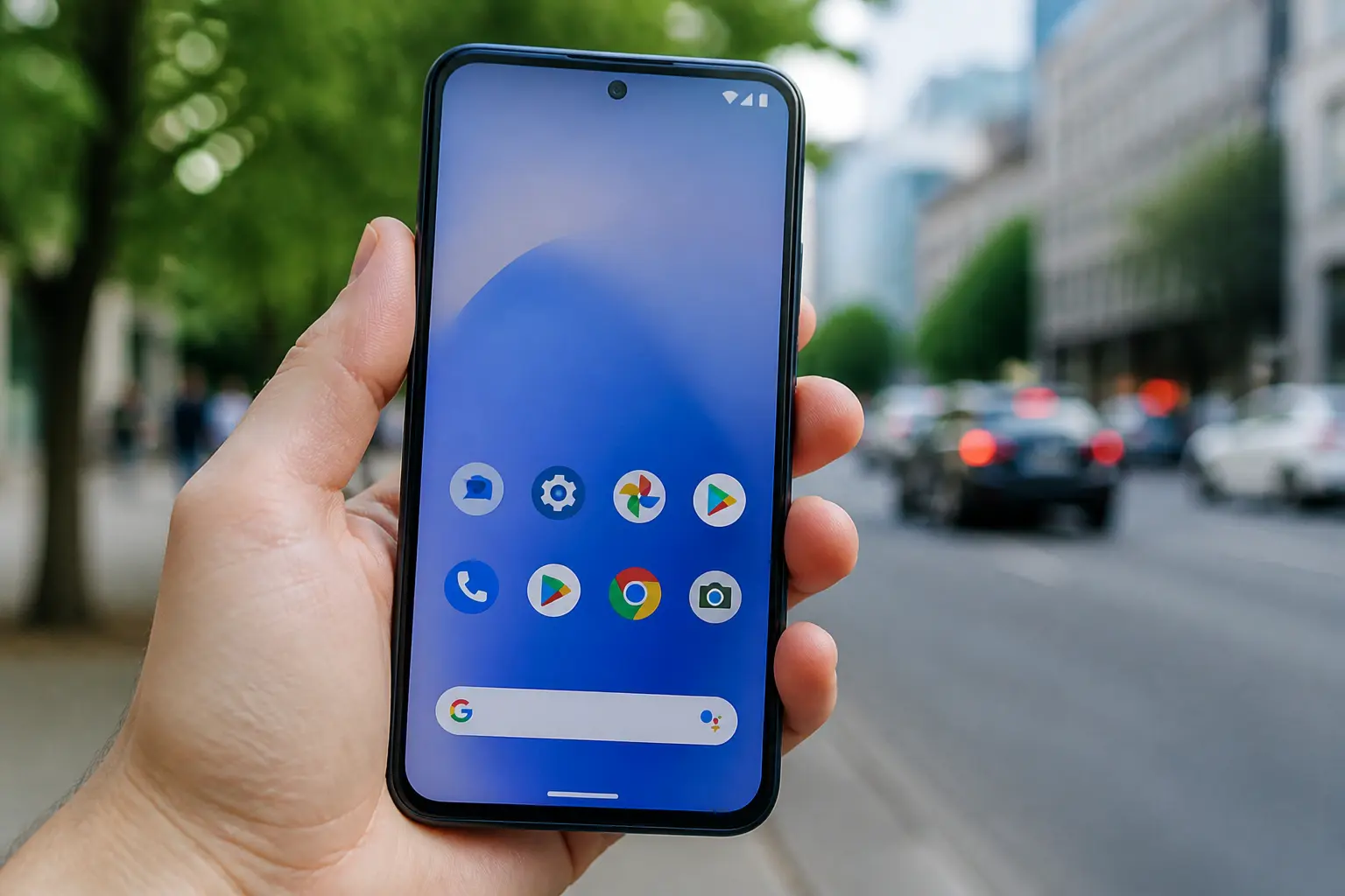 Смартфон з операційною системою Android, яка використовує ядро Linux