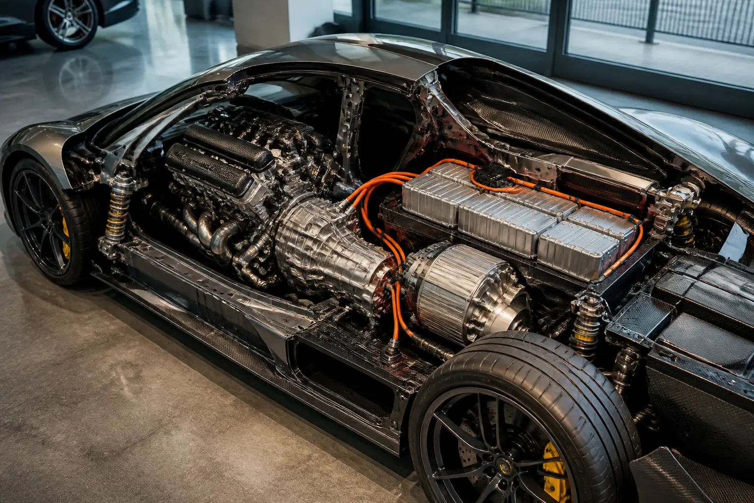 Гібридна силова установка суперкара McLaren — поєднання ДВЗ та електромотора