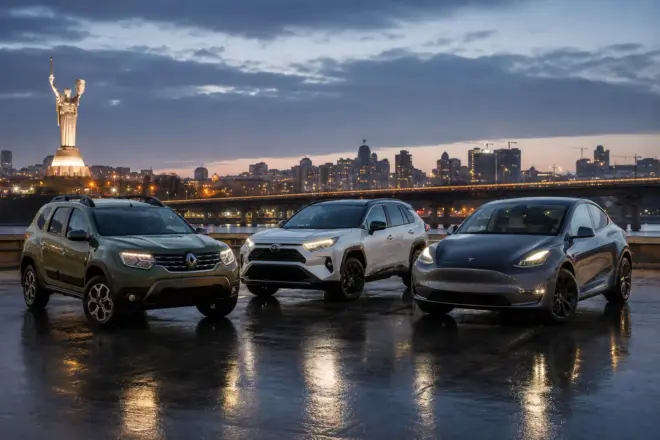 Найпопулярніші моделі нових авто в Україні: Renault Duster, Toyota RAV4, Tesla Model Y та інші