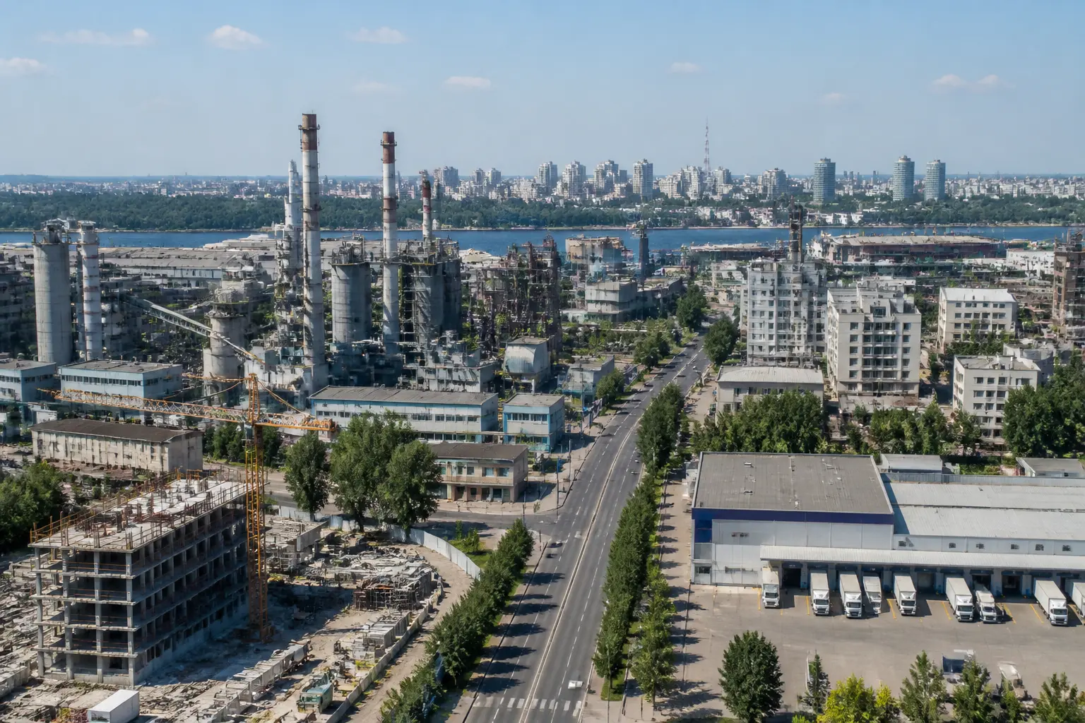 Офисное здание в финансовом районе Нью-Йорка