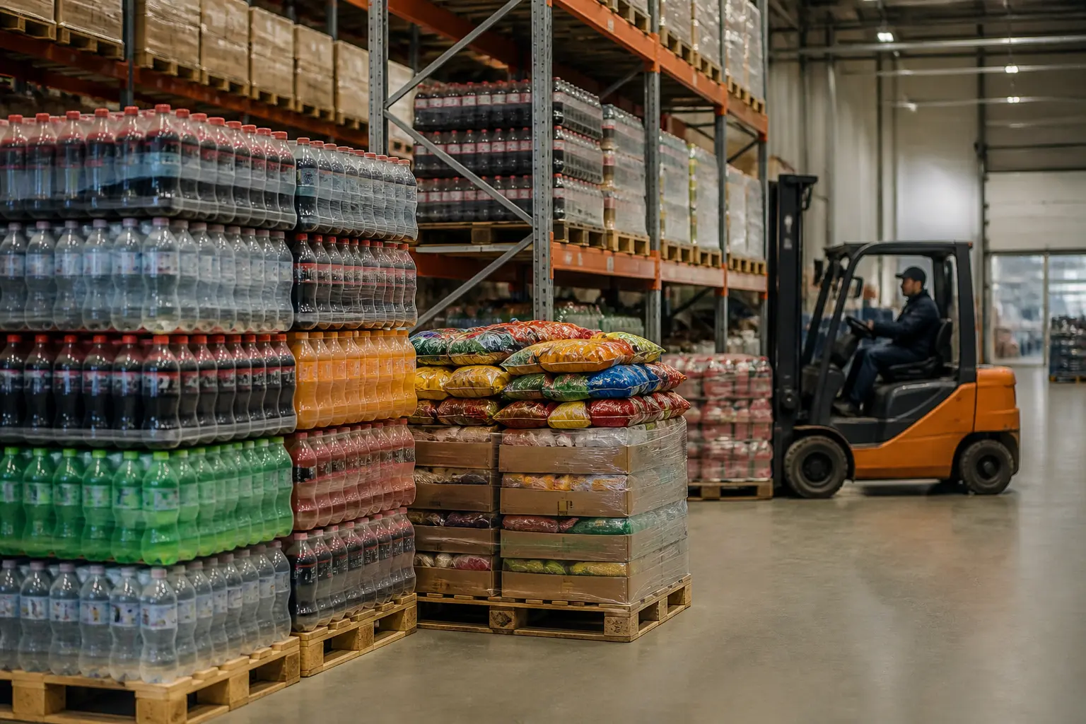 Сучасний склад дистрибуції продуктів харчування та напоїв