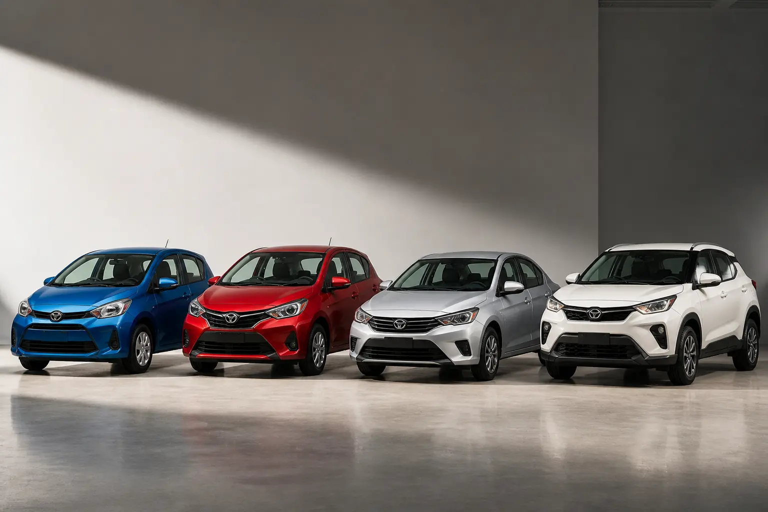Модельний ряд Perodua: Axia, Myvi, Bezza, Ativa