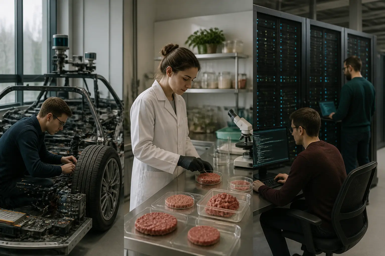 Приклади R&D в автомобілебудуванні, харчовій промисловості та IT