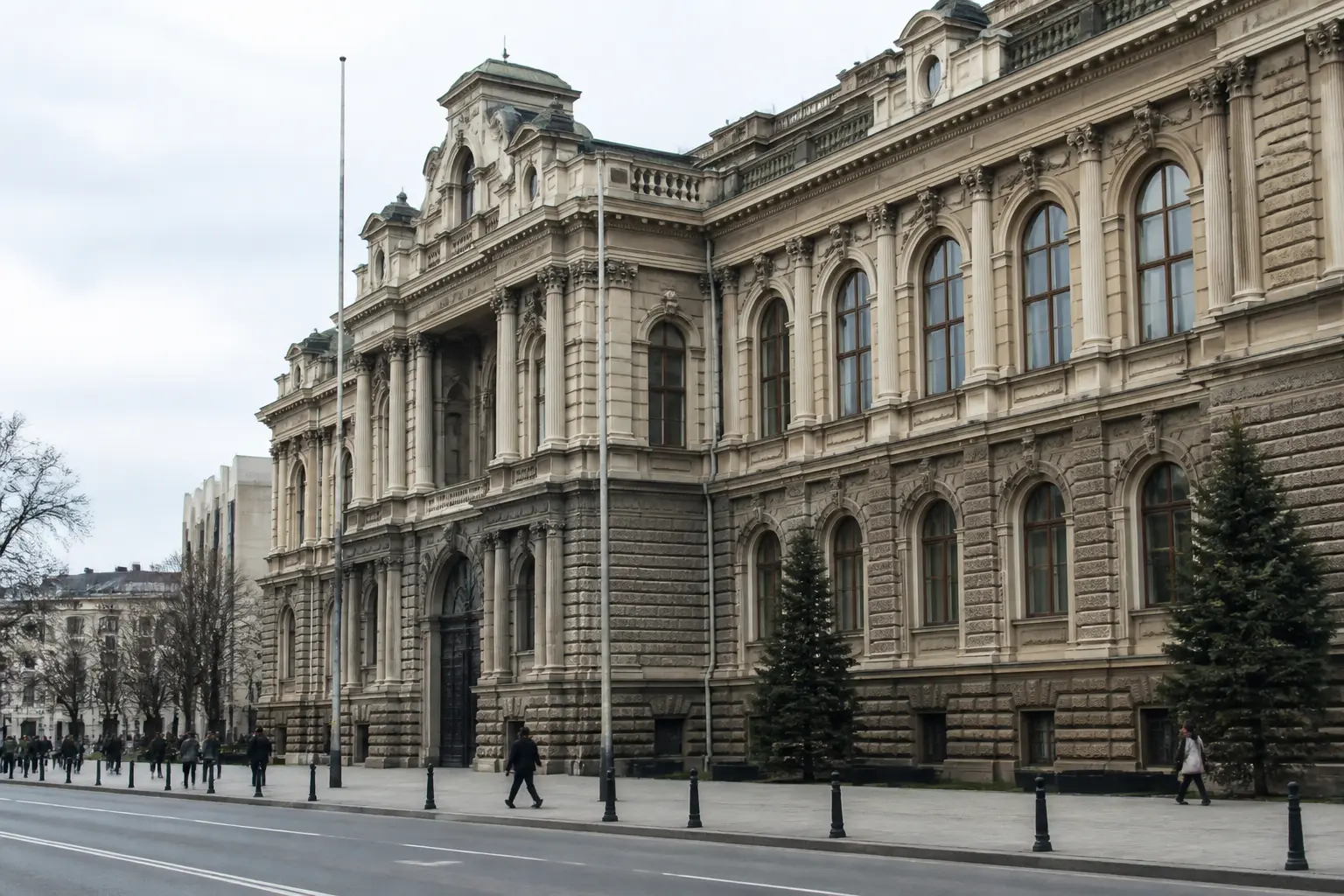 Фасад будівлі центрального банку як джерело відкритої банківської статистики