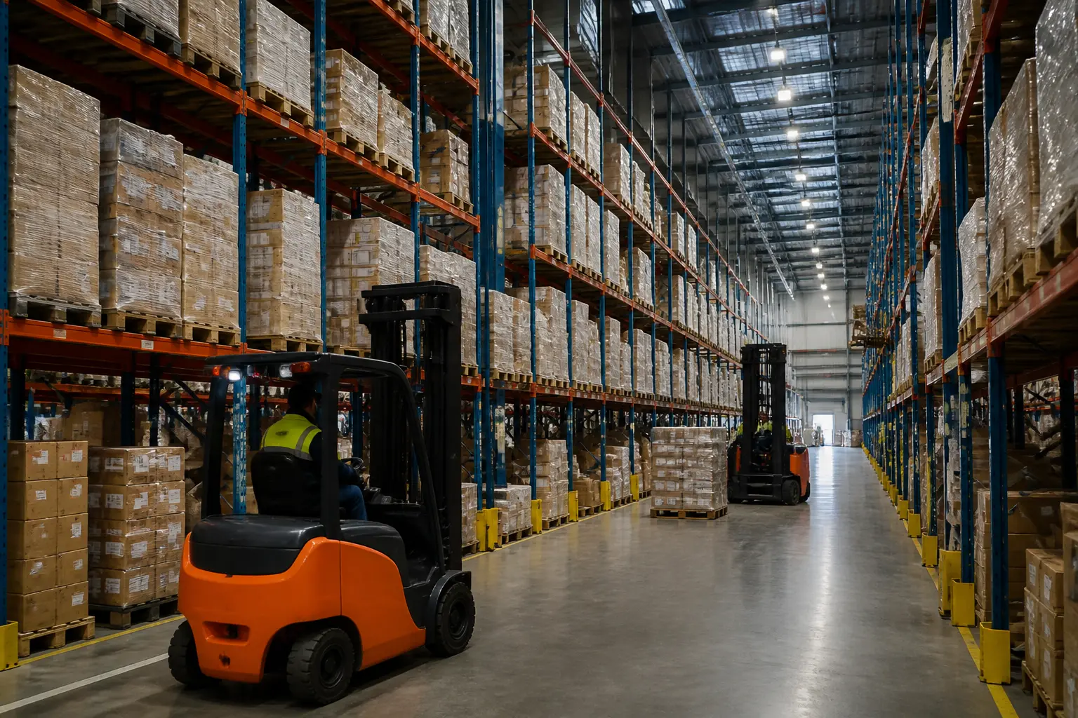 Розподільчий центр Walmart із системою зберігання та транспортування товарів