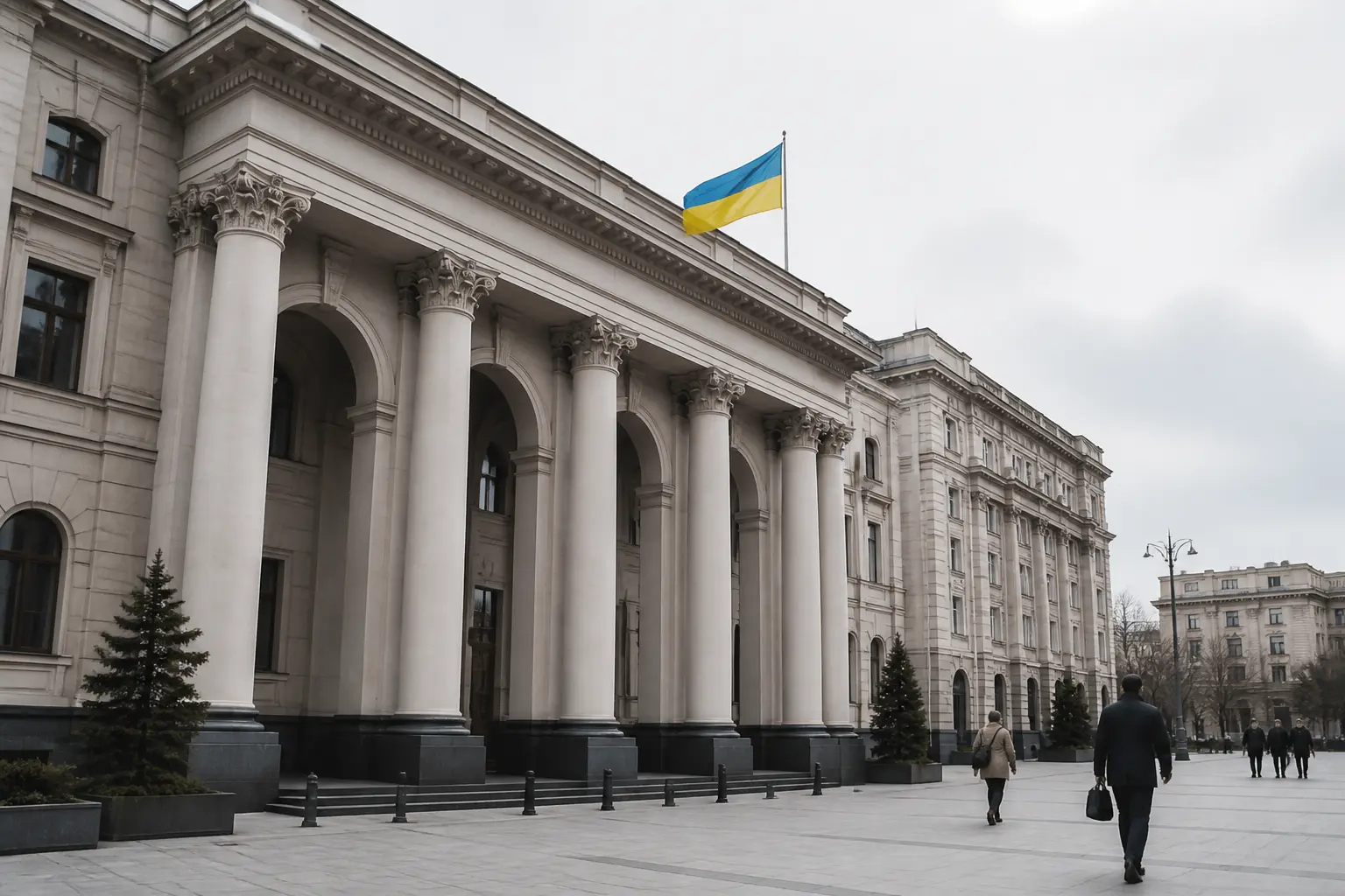 Будівля центрального банку, який встановлює облікову ставку