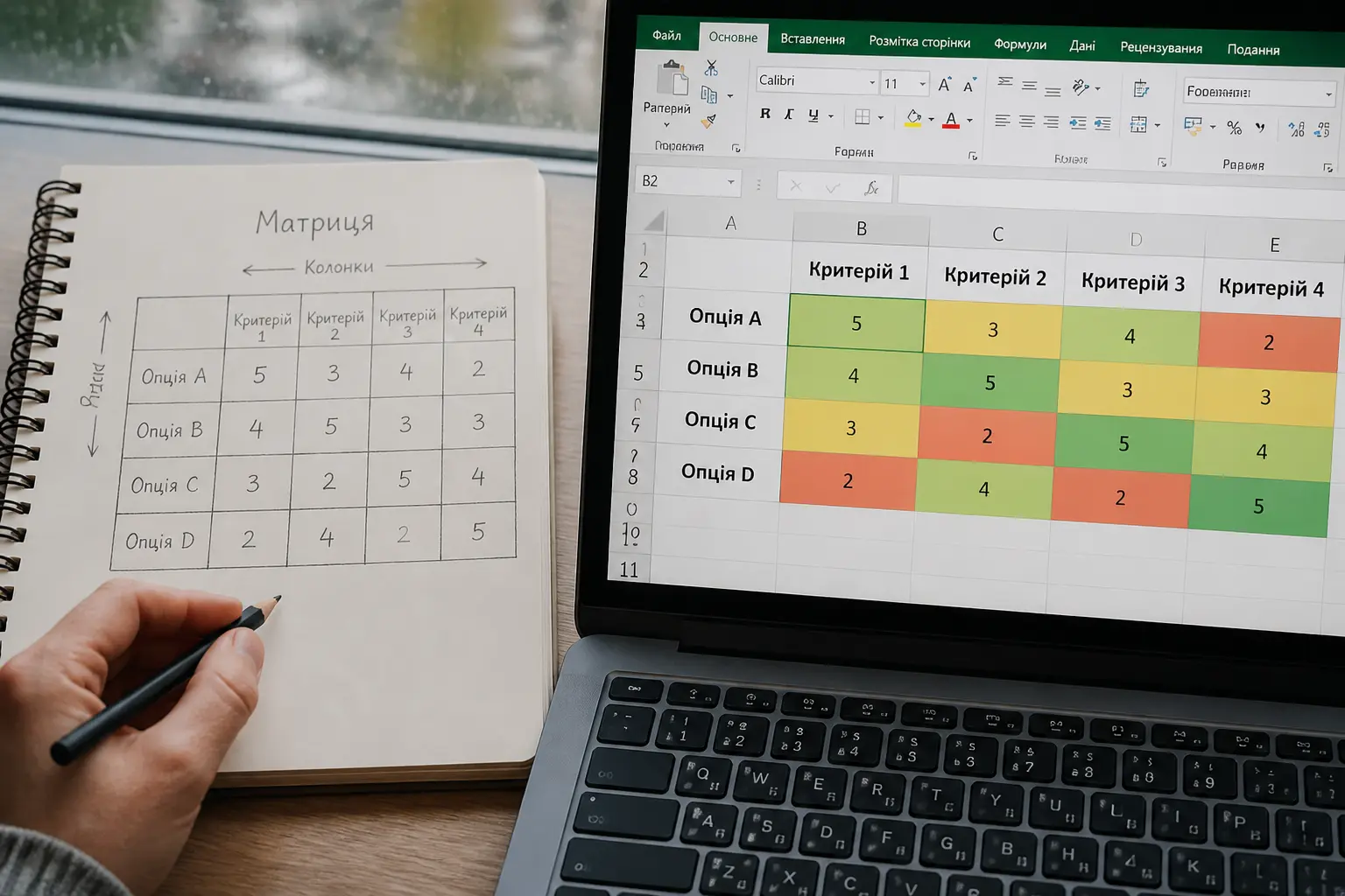 Создание торговой матрицы: от эскиза к таблице Excel