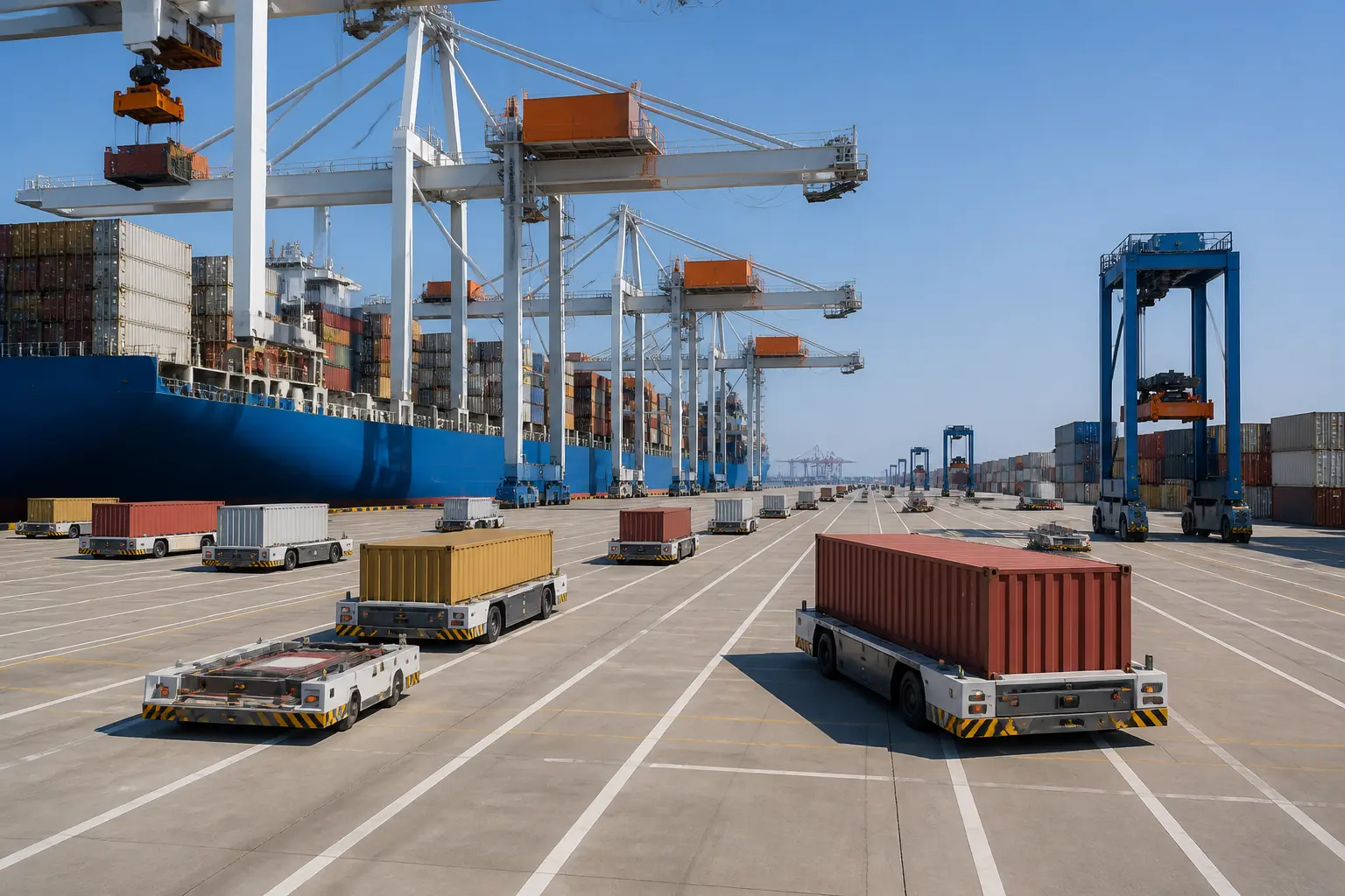Автоматизований термінал Maasvlakte 2 у порту Роттердам