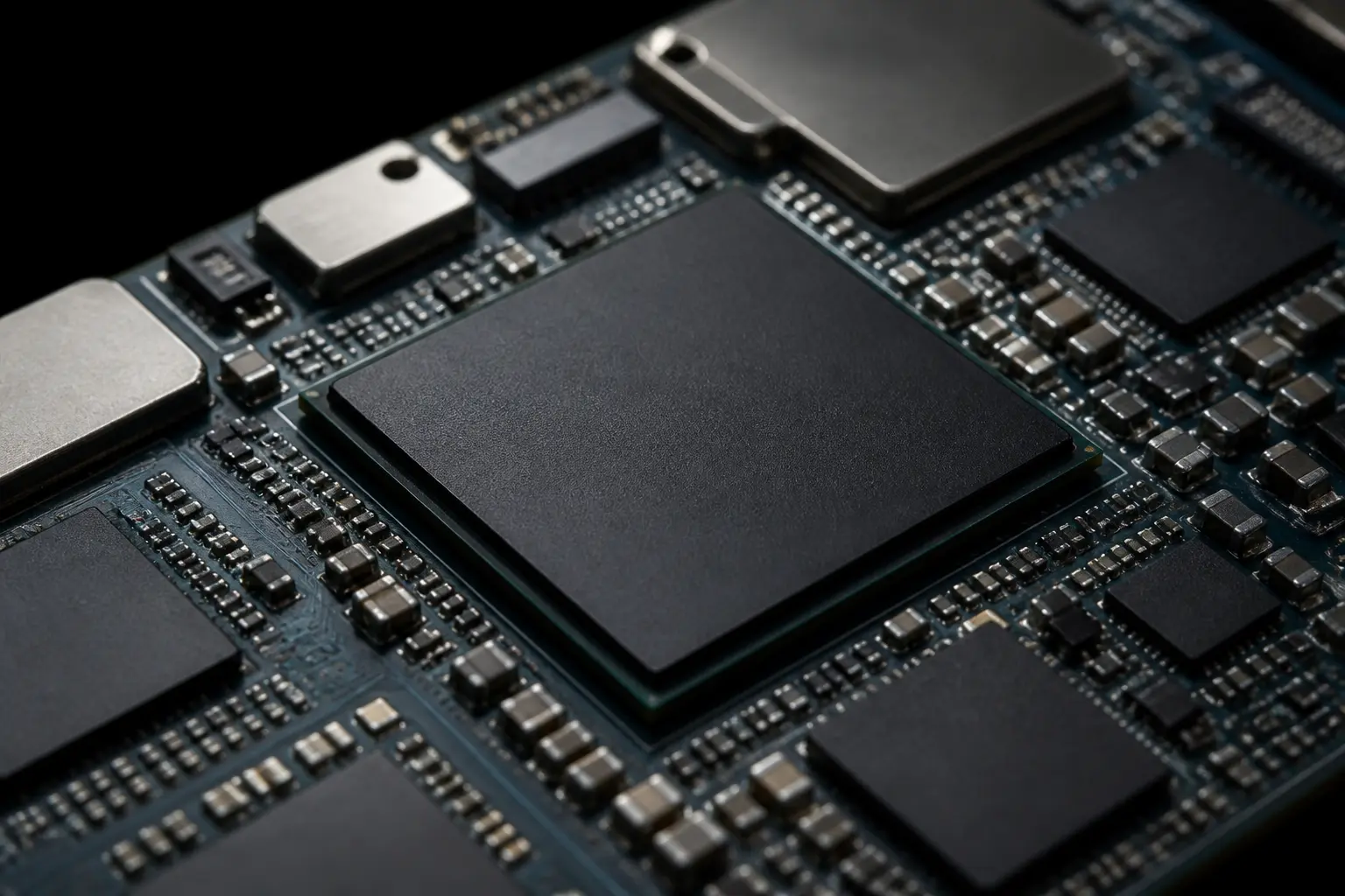 Процессор Samsung Exynos на материнской плате смартфона