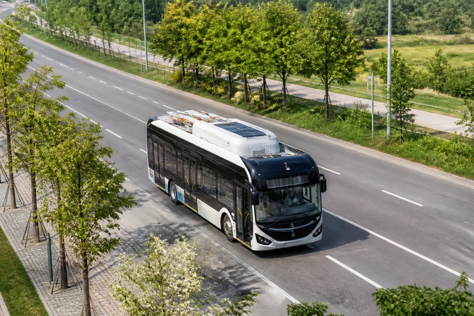 Тролейбус Електрон Т19 на автономному ходу
