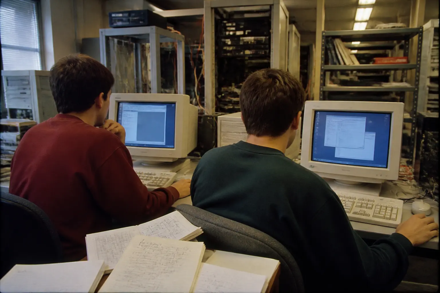 Університетська комп'ютерна лабораторія 1990-х, де народжувалася ідея Google