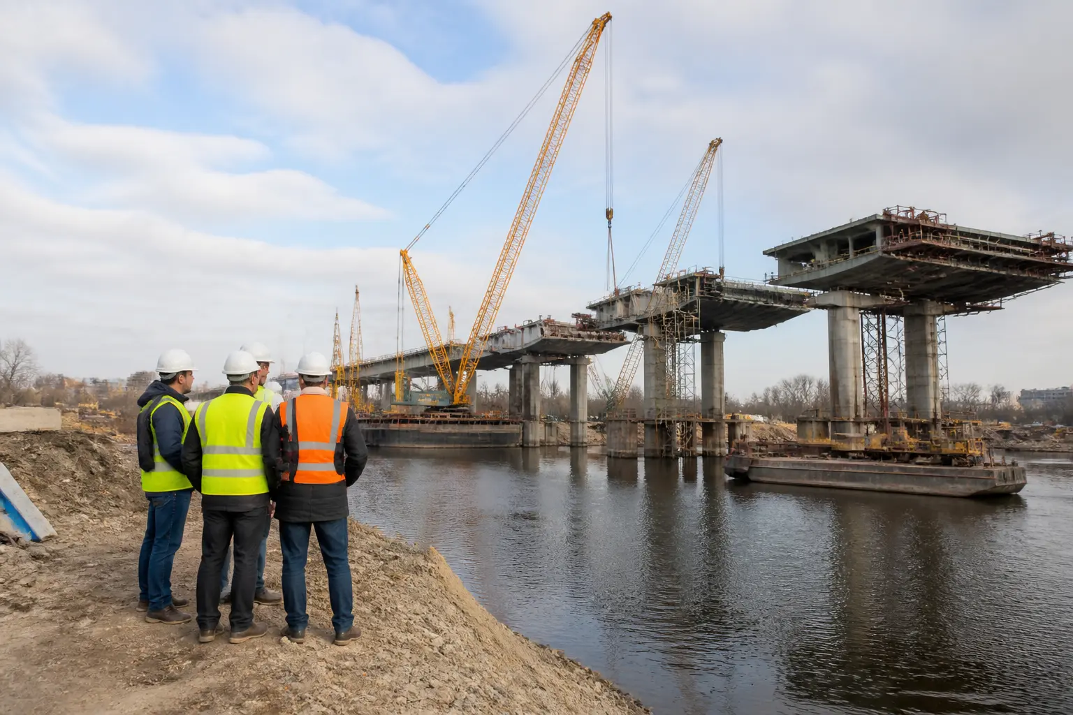 Будівництво моста як приклад проєкту під державні гарантії