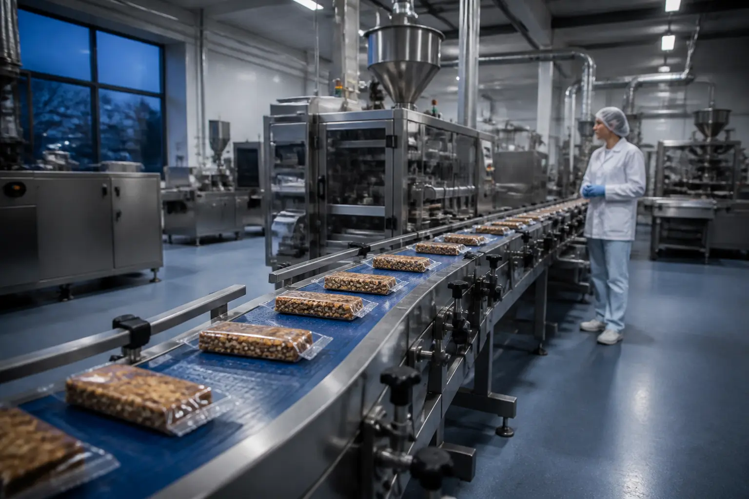 Виробнича лінія харчового комбінату, що виготовляє продукцію за контрактом