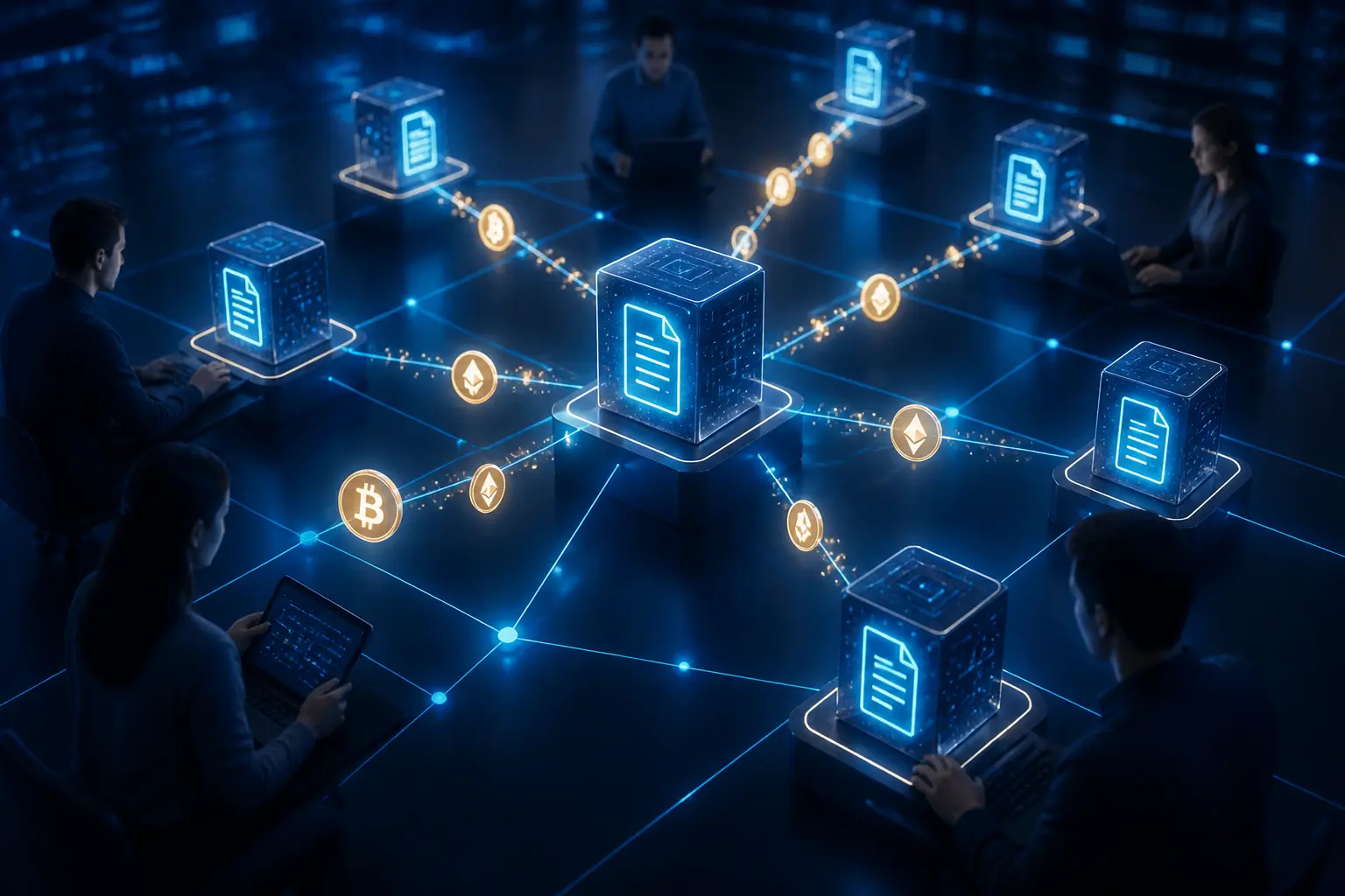 Децентрализованный lending protocol в виде сети блокчейн-узлов