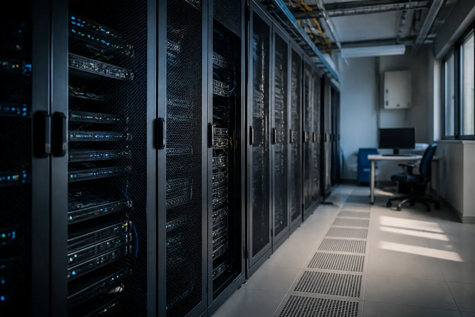 Серверна кімната хмарного провайдера, що забезпечує роботу SaaS