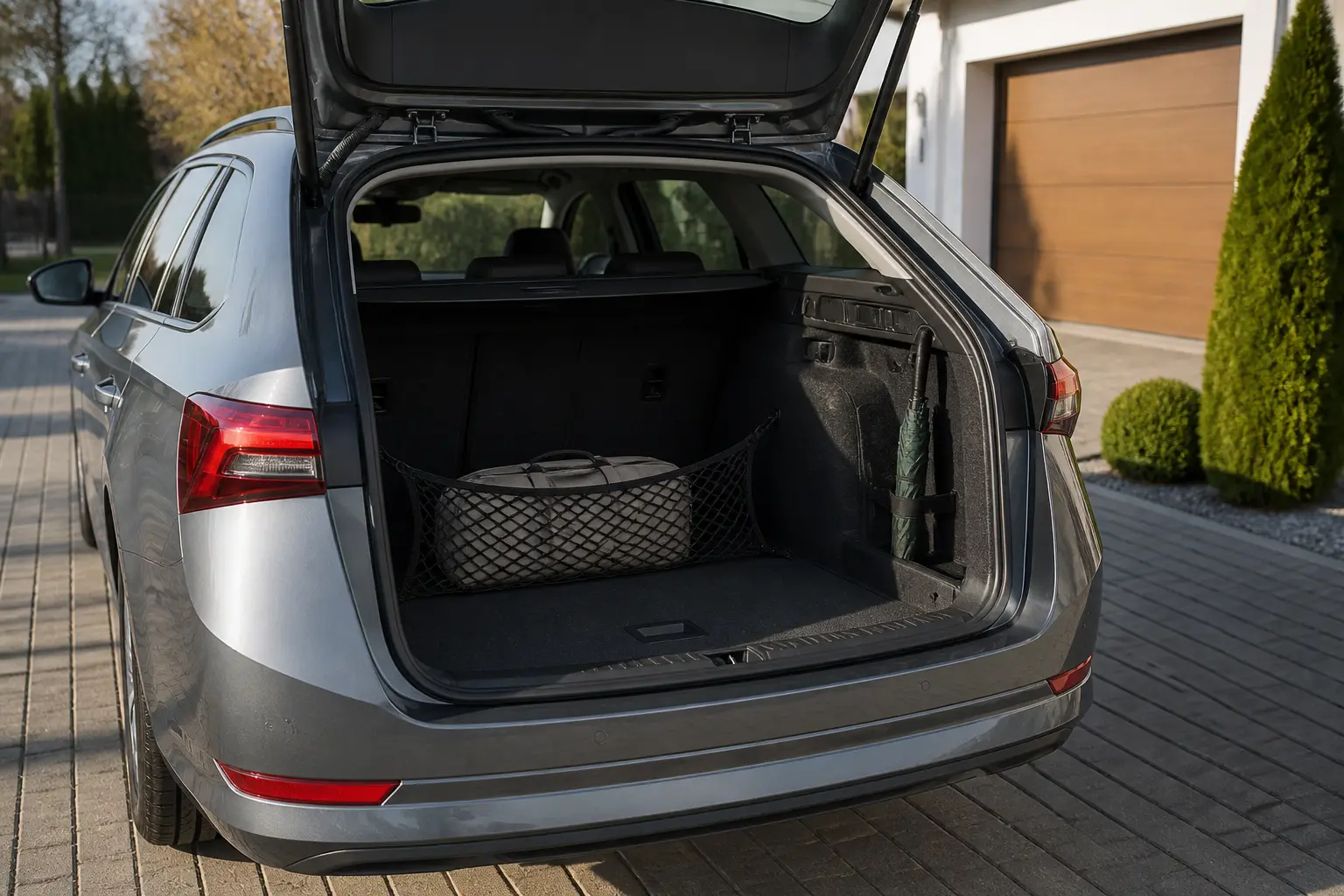 Багажник Skoda Octavia с практичными решениями Simply Clever