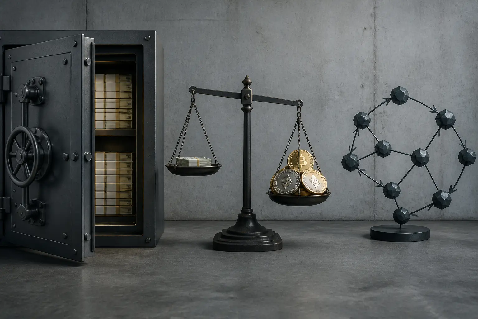 Три механізми стабільності stablecoins: резерви, застава та алгоритми
