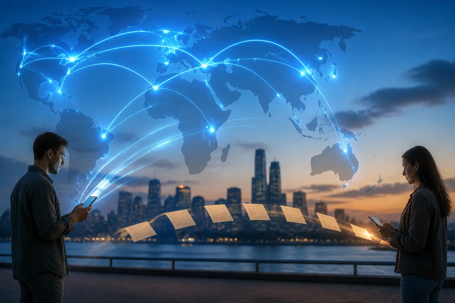 Швидкі міжнародні перекази stablecoins порівняно з традиційною банківською системою