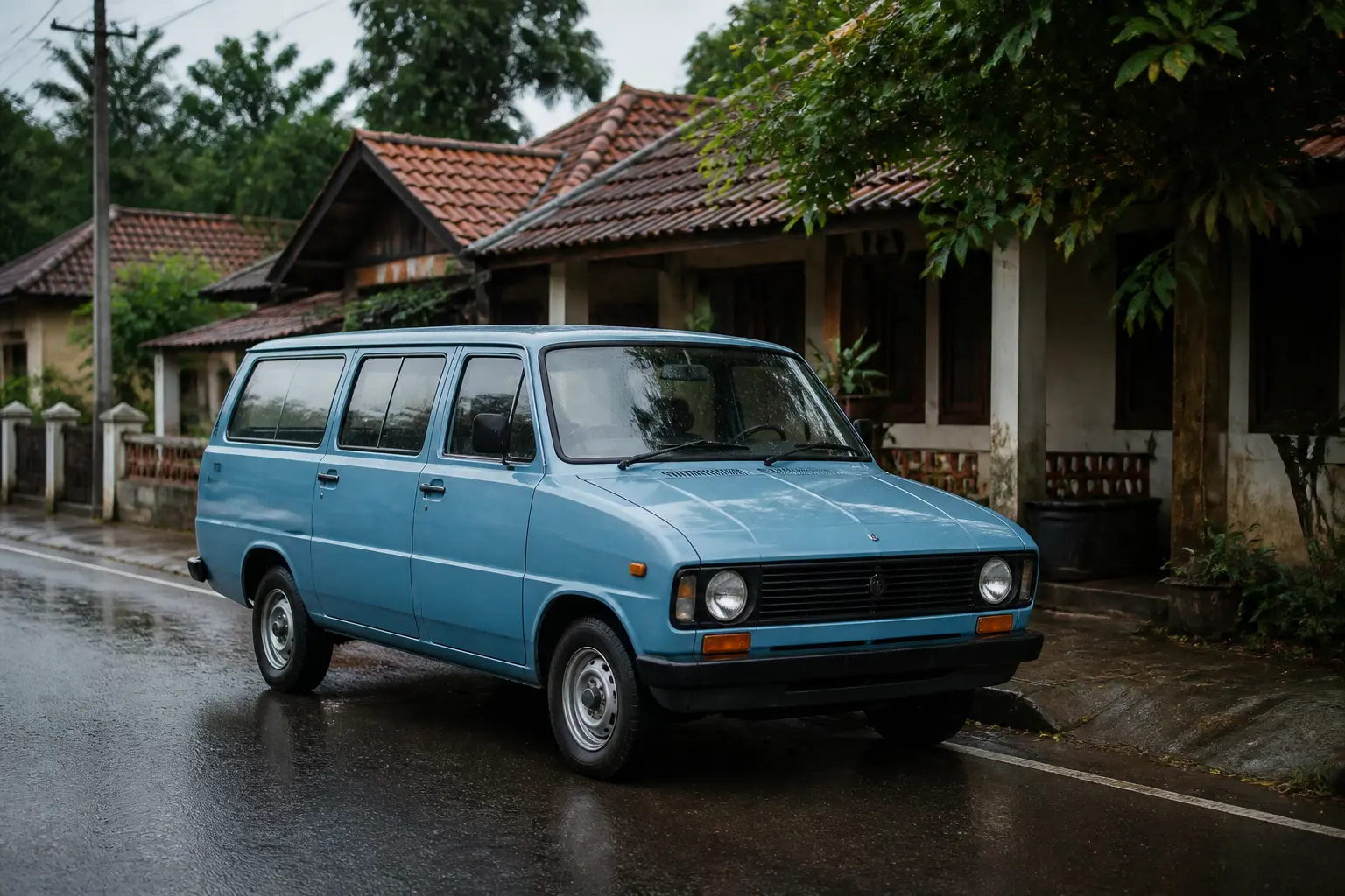 Класичний мінівен Toyota Kijang на вулиці індонезійського міста