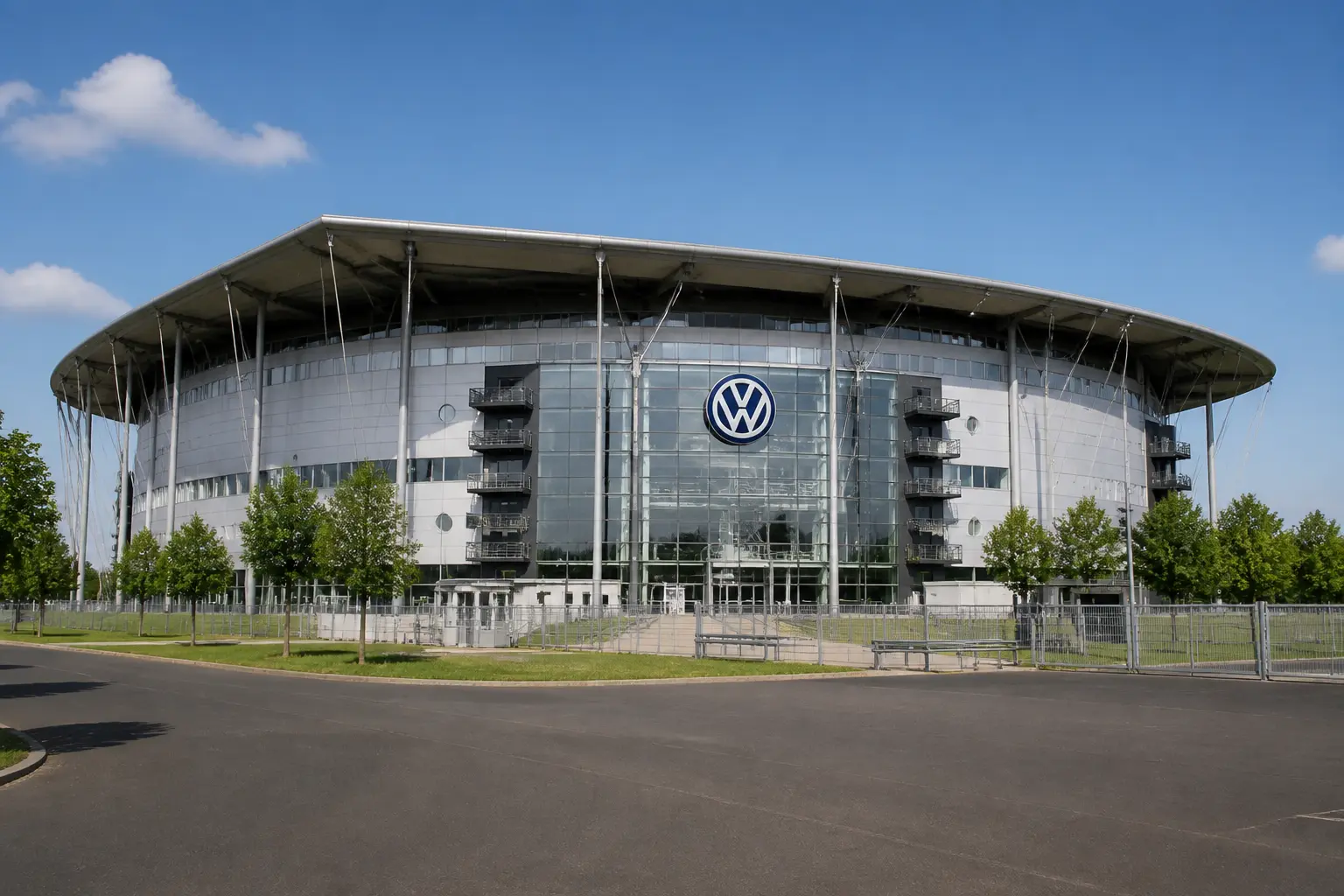 Штаб-квартира Volkswagen Group (VAG) в Вольфсбурге, Германия