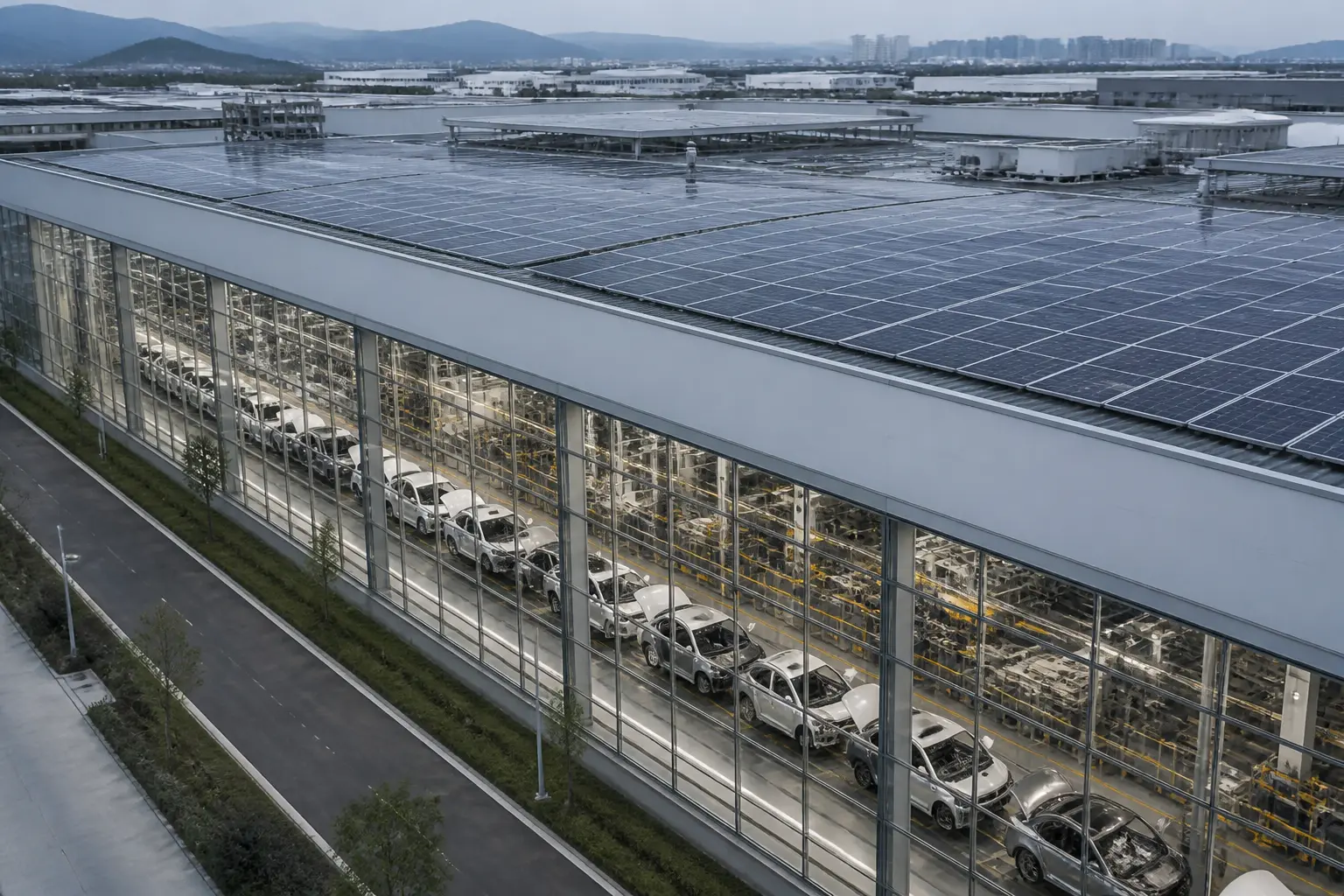 Завод Xiaomi EV з виробництва електромобілів у Пекіні