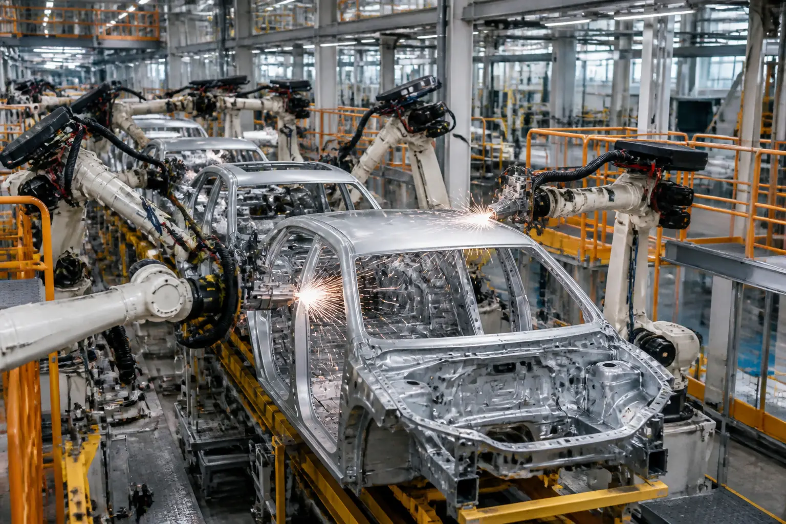 Роботизована лінія зварювання автомобільних кузовів